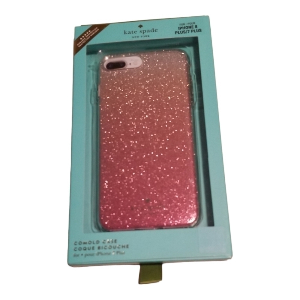 Kate Spade Pink Glitter Ombre Comold Case IPhone 8 Plus/7 Plus